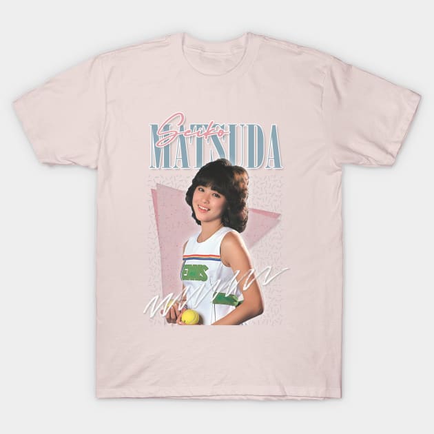 Seiko Matsuda / Retro 80s Fan Art Design T-Shirt by DankFutura